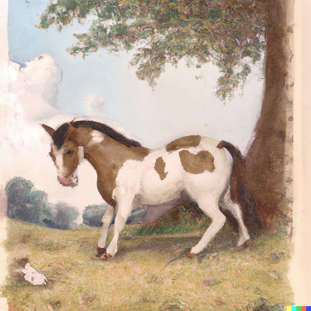 a horse, by Beatrix Potter